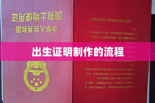 藁城出生证明制作的流程